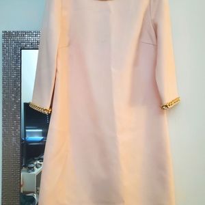 Ted Baker Chain Embellished -Baby Pink Dress size 3